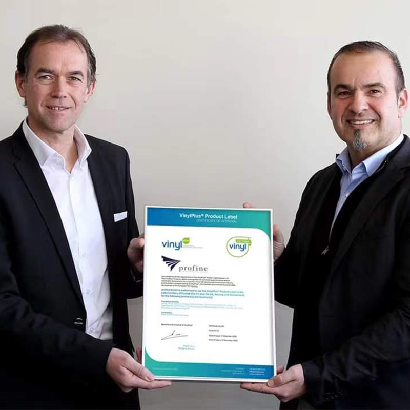 Profine : Certification "VinylPlus" réussie